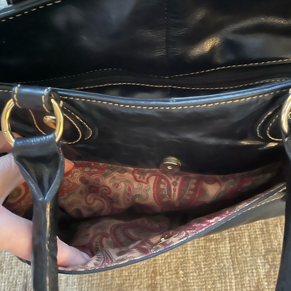 Vintage All Leather Bag. Totally 80s. - Picture 13 of 14